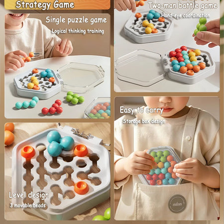 Smart 3D Bead Puzzle Strategy &ndash; Brain Game Challenge