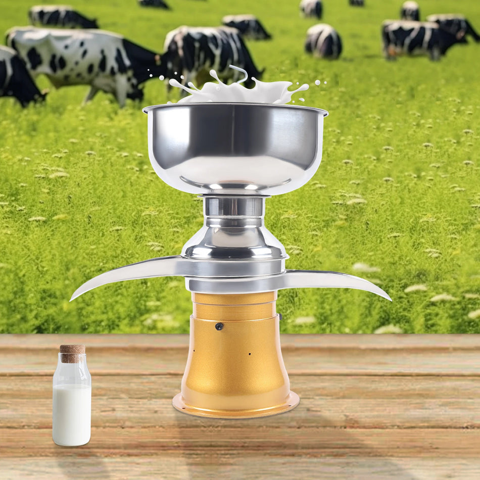 Milk Cream Separator 50 L Per Hour 220V Tabletop Mini Dish