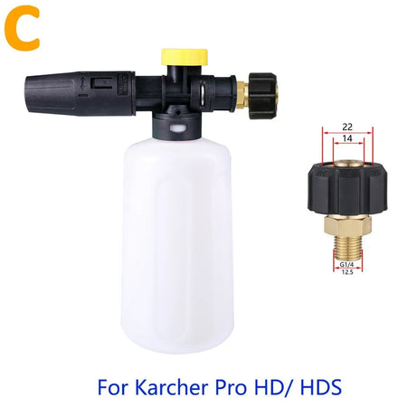 750ml Snow Foam Lance for High Pressure Washers - Fits Karcher, Nilfisk, Parkside, and More For Karcher HD(old)