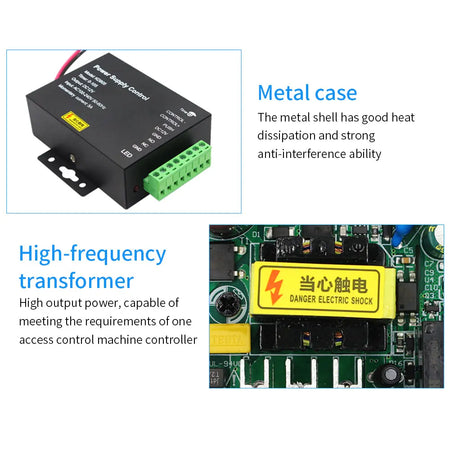 KDB05 &ndash; Compact 12V 5A Power Supply with RFID Door Access