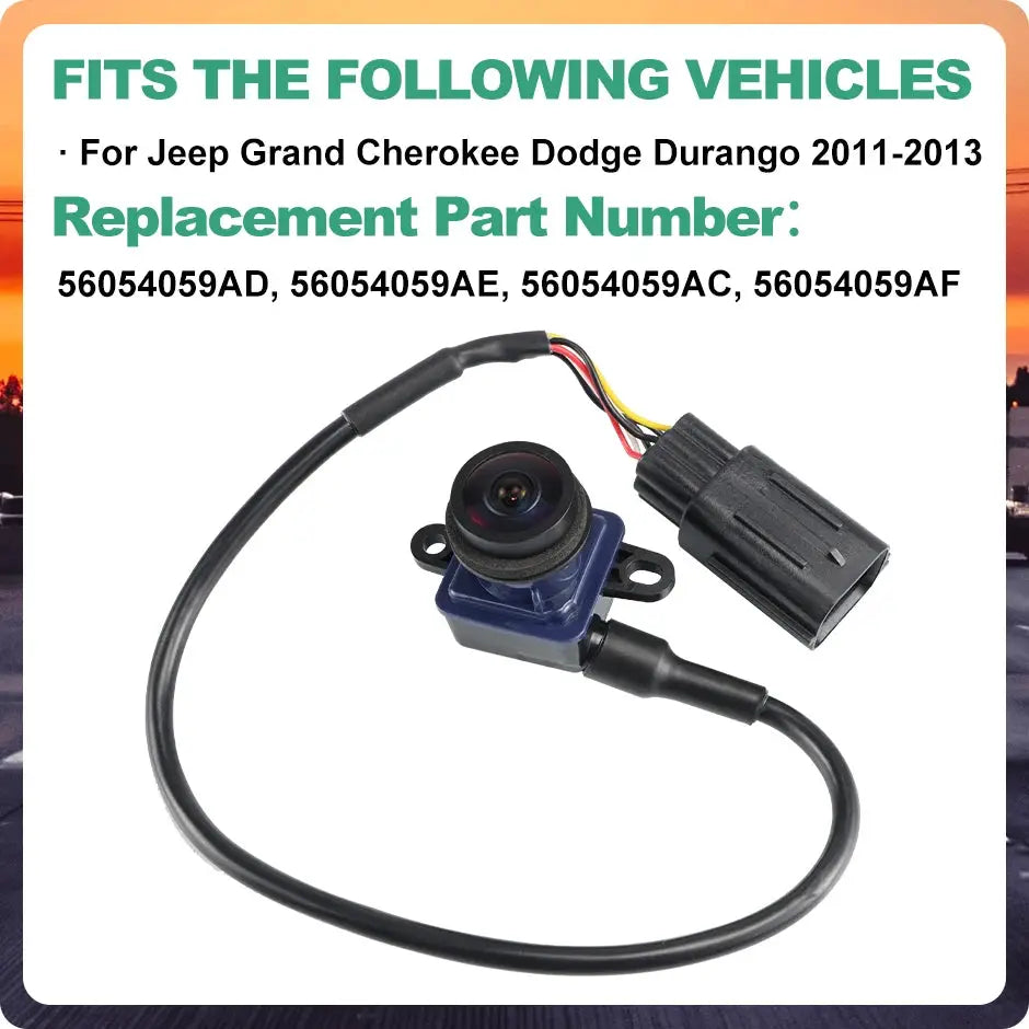 Rear Backup Camera With Guide Lines For Dodge Durango Jeep Grand Cherokee by InterCyprus Trading Ltd