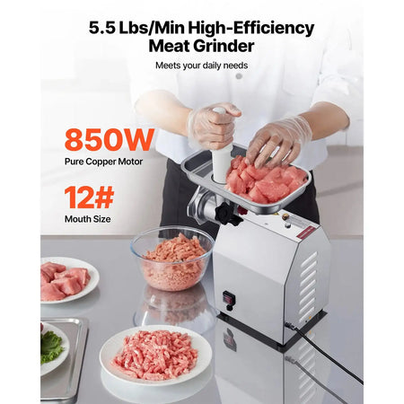 Electric Meat Grinder 5.5 Lbs Per Min 850W