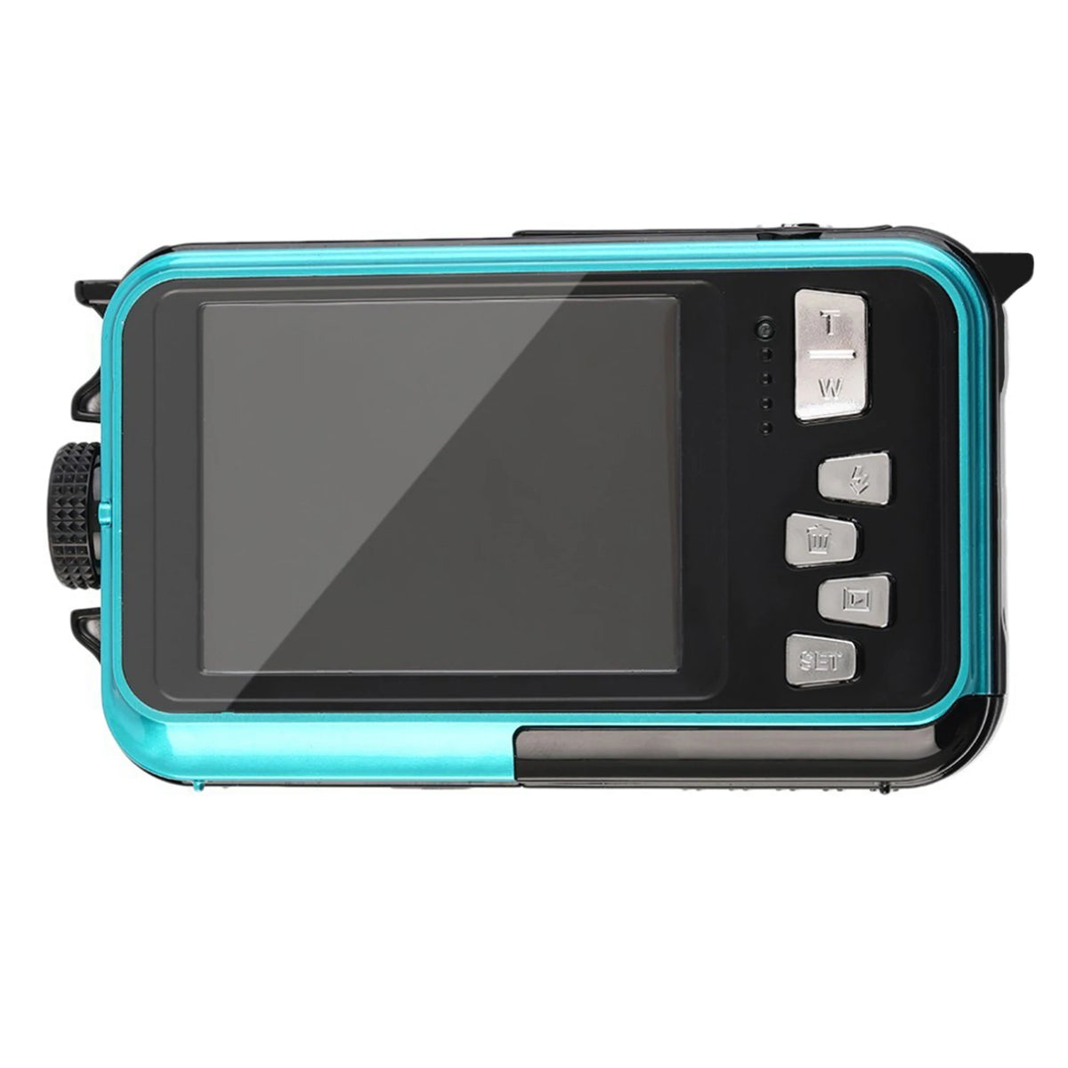 Lightweight Underwater Camera &ndash; 48MP Dual Screen HD for Snorkeling and Travel Blue / CHINA