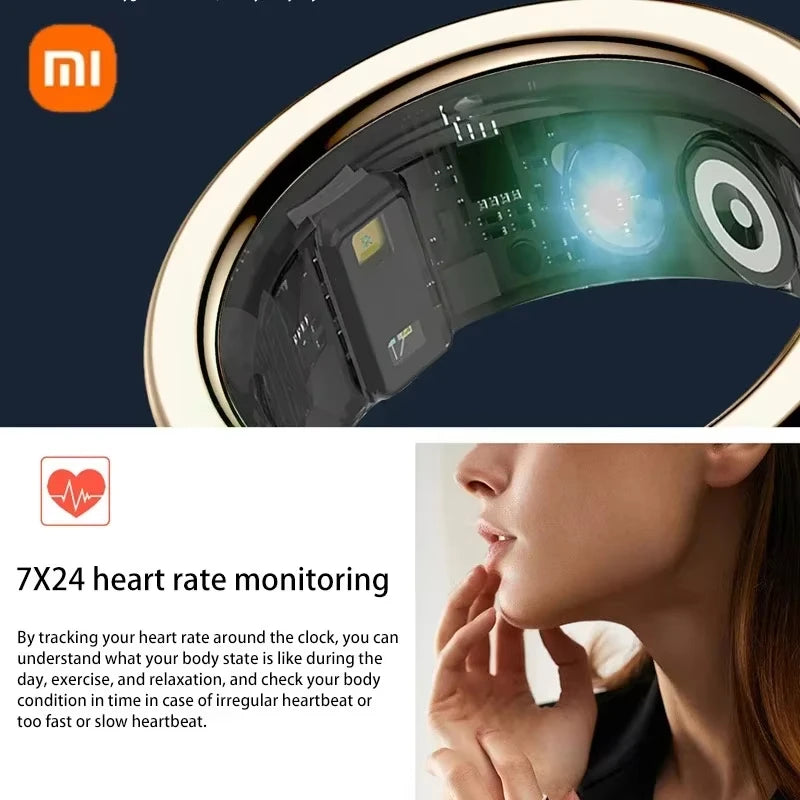 Xiaomi Smart Ring: Advanced Health Monitor with Heart Rate, Sleep Tracking &amp; Gesture Control