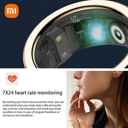 Xiaomi Smart Ring: Advanced Health Monitor with Heart Rate, Sleep Tracking &amp; Gesture Control