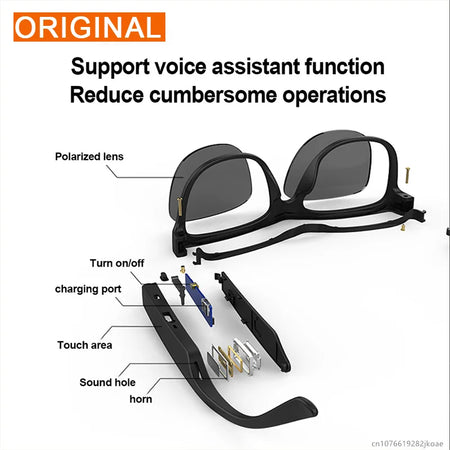 C8 Smart Sunglasses Earphones