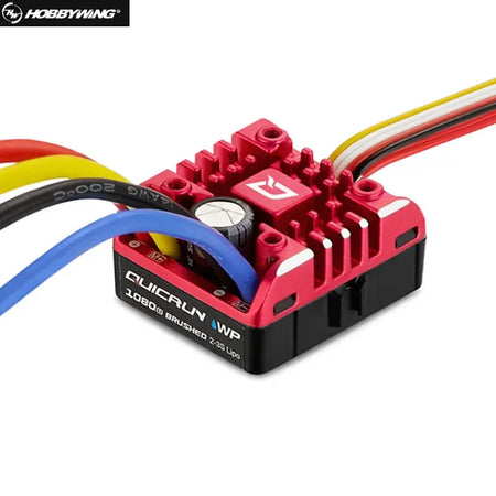 Hobbywing QuicRun WP 1080 G2 80A Brushed Waterproof ESC Electronic Speed Controller for 1/10 RC Rock Crawler Car by InterCyprus Trading Ltd
