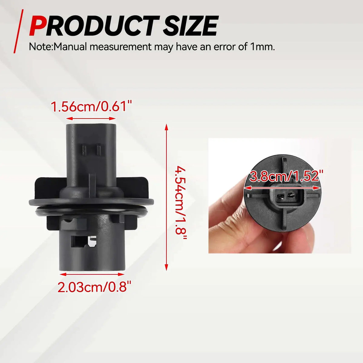 Front Bumper Bulb Socket with Wire Harness for Land Rover Discovery Defender Rear Tail Fog Light Base Connector XBP100180 by InterCyprus Trading Ltd