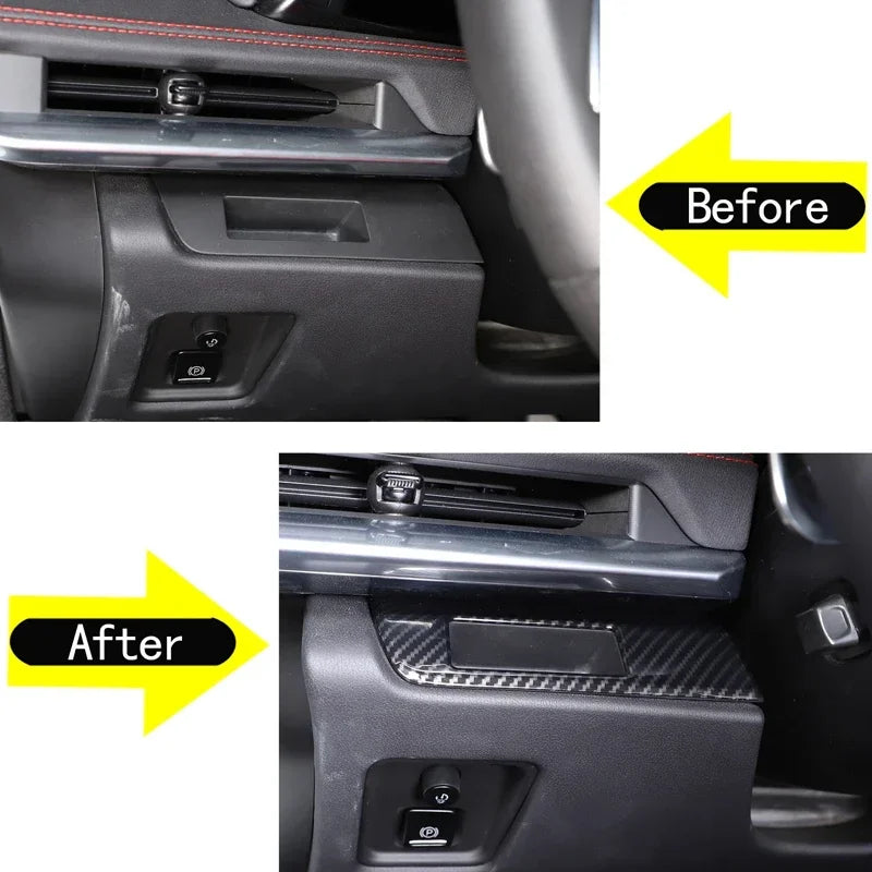 Recorte de ranura para tarjeta izquierda de dirección ABS Corvette C8 2020 a 2023