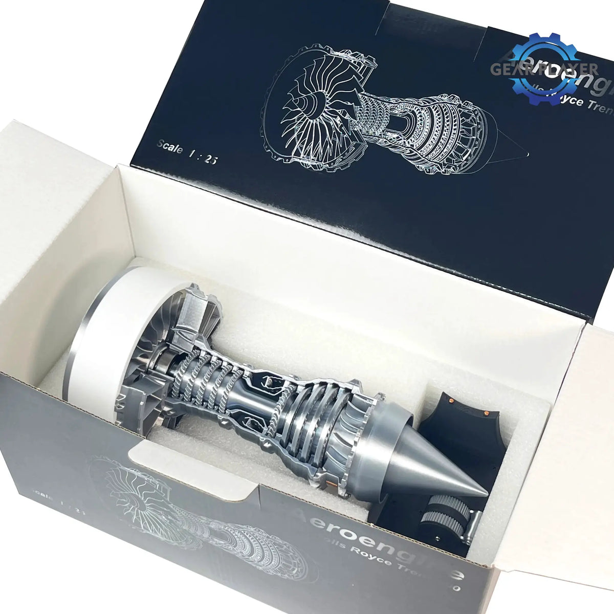 Super Full Version TR900 Turbofan Engine Model Holiday Gift for Engineers Collectors and Enthusiasts by InterCyprus Trading Ltd
