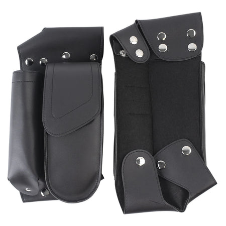 Motorcycle Saddlebag Guard Crash Bar Bag &ndash; Durable PU Leather Construction