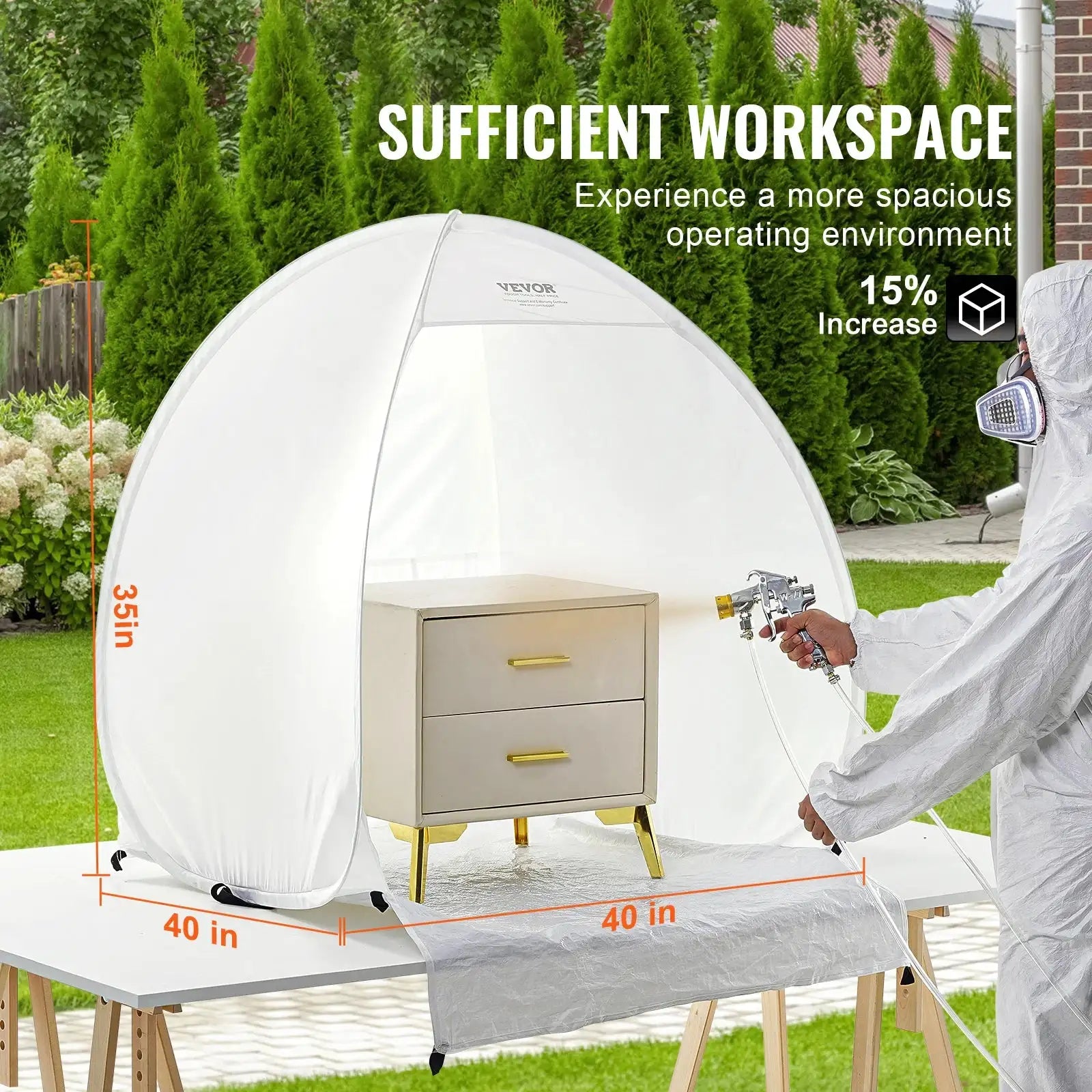 Spray Paint Shelter &ndash; Portable Pop-Up Tent