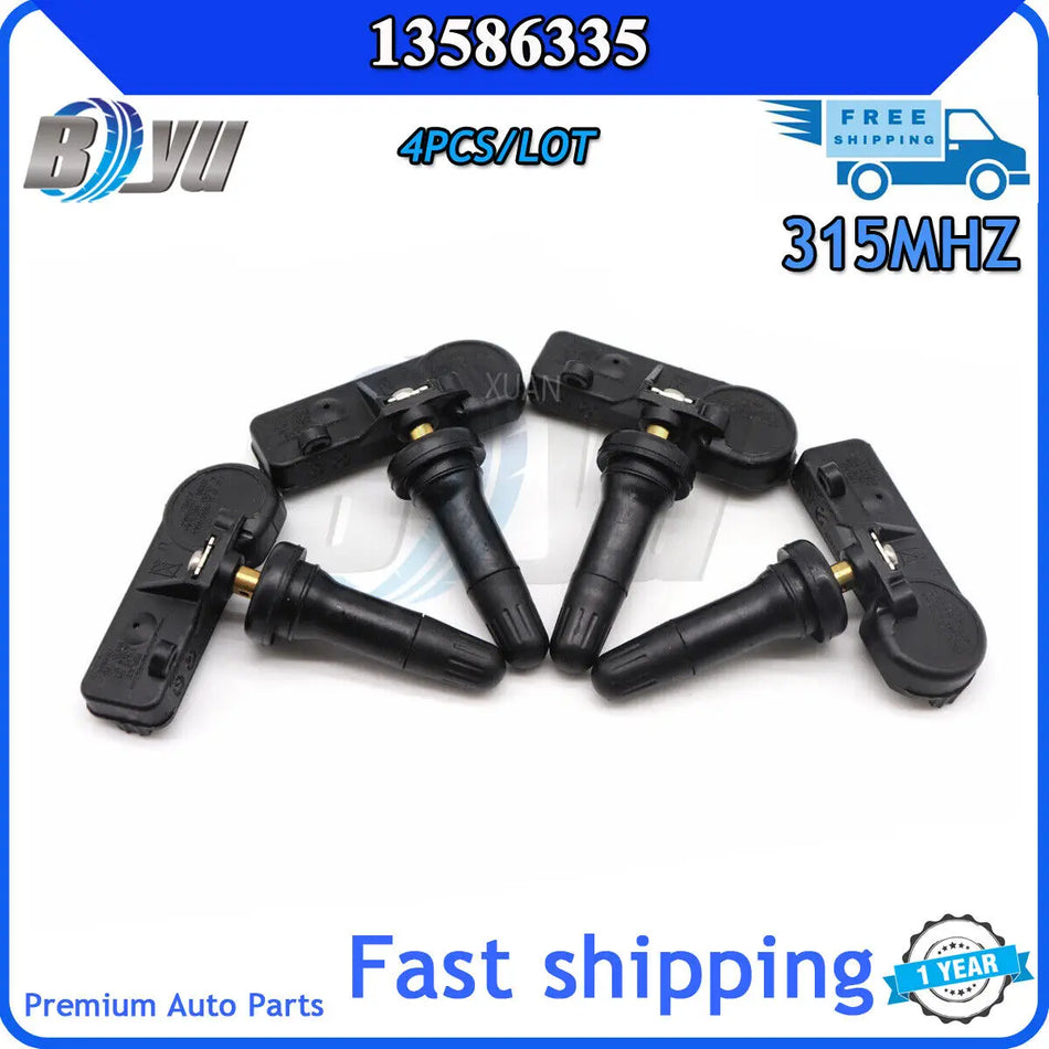 TPMS jutiklis 315MHz padangų slėgio stebėjimui Chevrolet Tahoe ir GMC Acadia pakeitimas