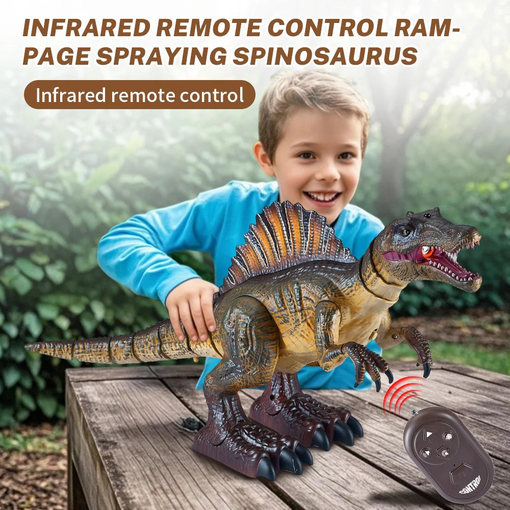 Remote Control Dinosaur Toy Velociraptor 2.4G &ndash; Light Roar