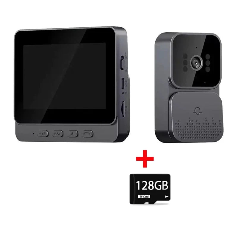 Smart Visual Doorbell &ndash; Two-Way Intercom and Night Vision With 128GB Card