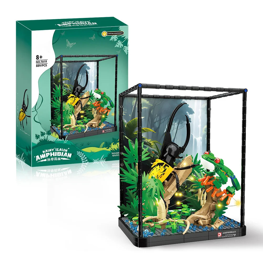 Sketching Ocean Turtle Block Set &ndash; Lego Compatible Bricks Beetle Forest / without box / CHINA