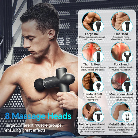 Booster Massage Gun LS 4000 &ndash; Smart Hit Muscle Relaxation