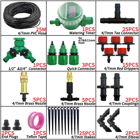 Oasis 5-50M Garden Micro Drip Irrigation Kit &ndash; Auto Watering