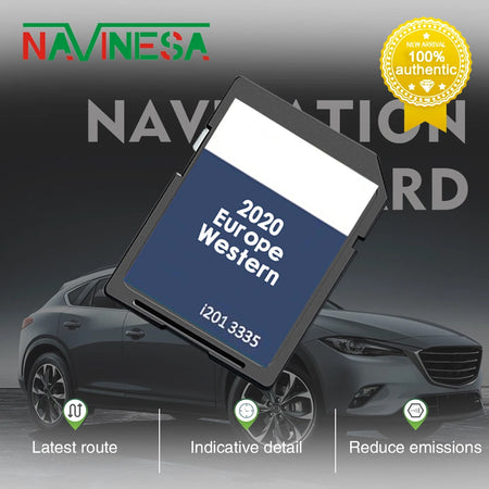 VW RNS 310 West Europe Map SD Card &ndash; Europe Map 2020-2021 8GB-RNS 310 WEST