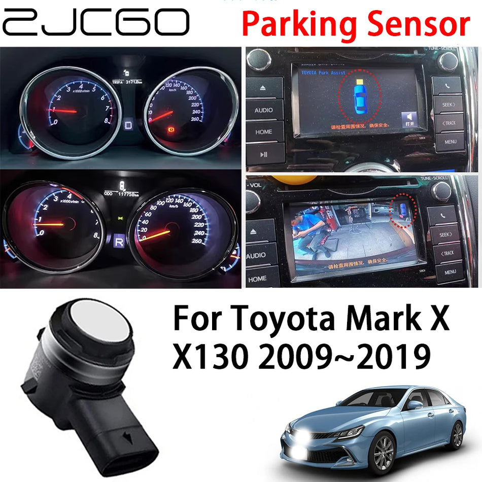 Toyota Mark X X130 Parking Sensor System with Front and Rear Radar Buzzer