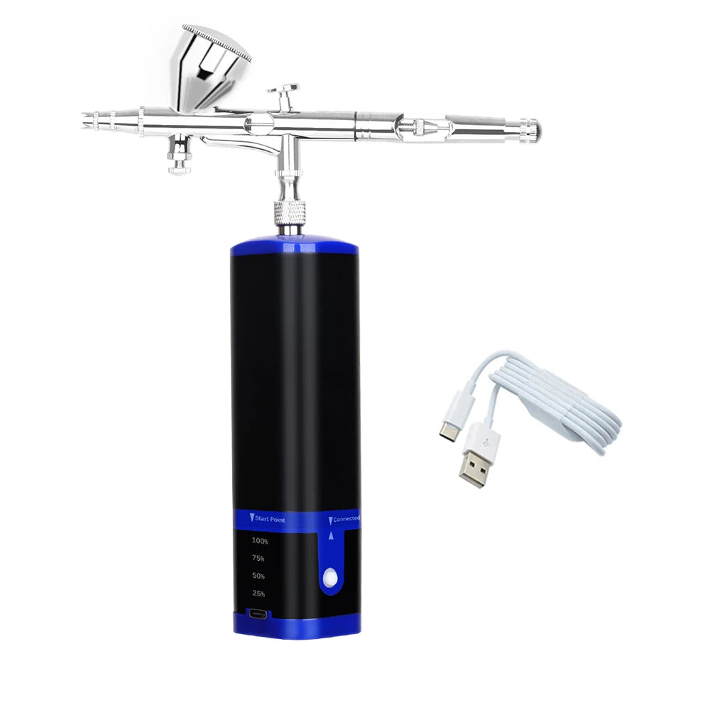 Portable Cordless Airbrush Mini Compressor Set - Noiseless A / CHINA