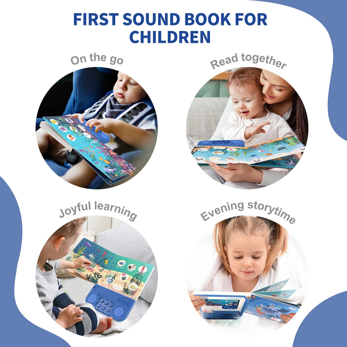 CoolPlay Kids Electronic Audio Books &ndash; Interactive Learning with Melody and Lights