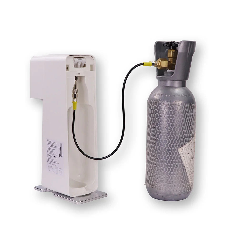 Soda Water Stream Maker Blue Cylinder &ndash; CO2 Adapter Kit