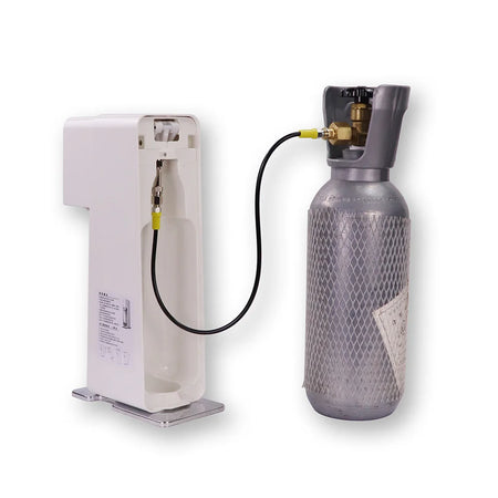 Soda Water Stream Maker Blue Cylinder &ndash; CO2 Adapter Kit