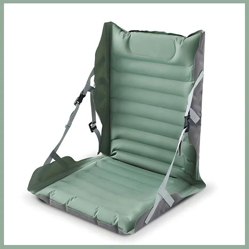 Outdoor Inflatable Cushion With Adjustable Backrest Chair
