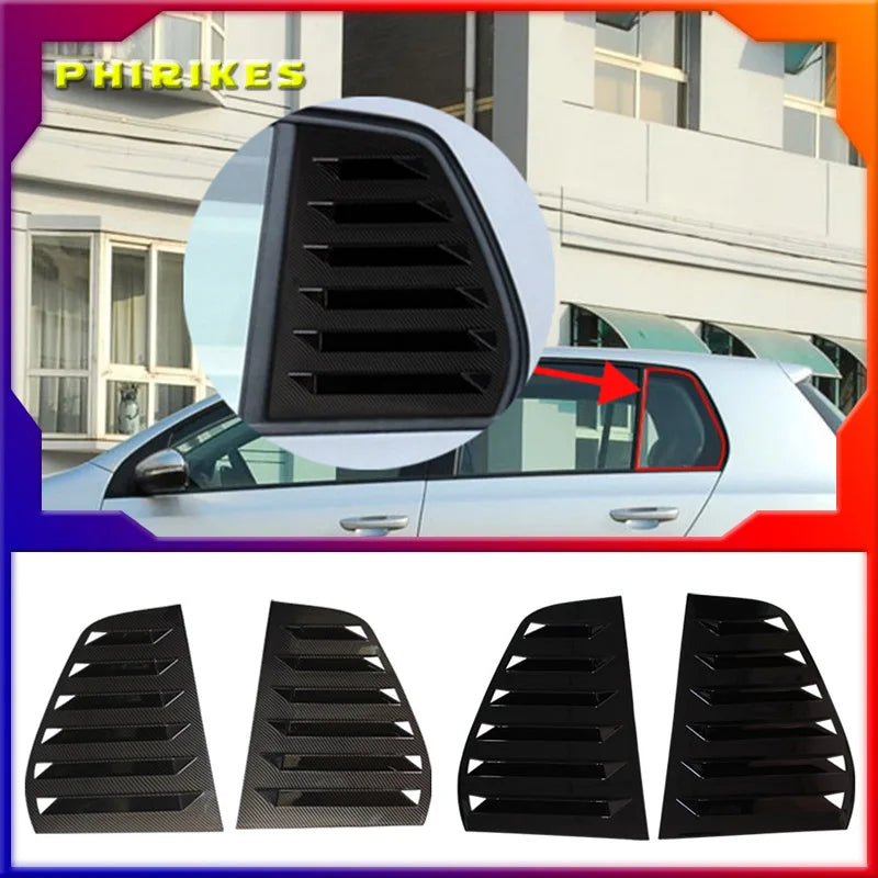 Διπλό Σετ Διακοσμητικών Σκιάστρων Πίσω Παρμπρίζ Golf MK6 MK7 GTI GTD R