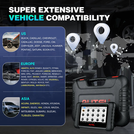 Autel MaxiCheck MX808S &ndash; Bi-Directional OBD2 Diagnostics