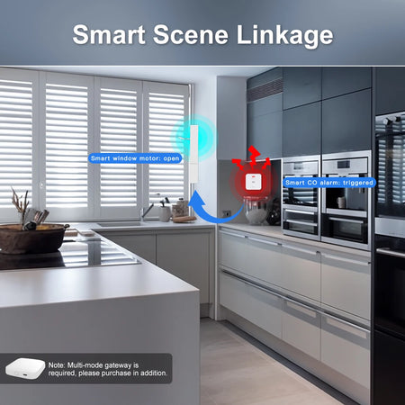 MOES Tuya ZigBee CO Detector Alarm &ndash; Wireless Safety Sensor