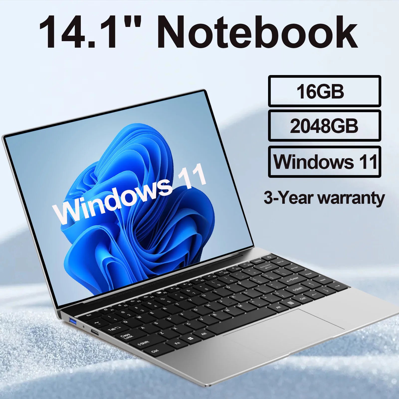 LENO 14.1 Inch Ultra Slim Laptop &ndash; High Performance 16GB RAM with 2TB SSD