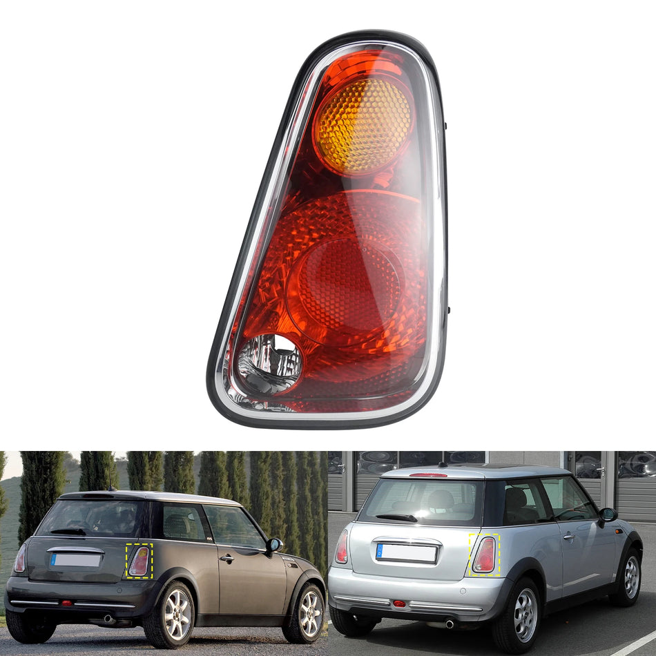 Asamblare Lumină Spate Mini Cooper 2005-08 R50 R53 Partea Șoferului Lentilă Roșie Chihlimbar