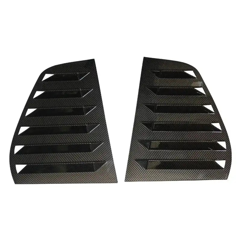 Pair ABS Carbon Fiber Window Trim For VW Golf MK5 MK6 MK7