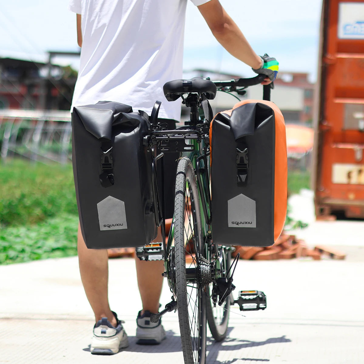Bike Pannier Bag &ndash; Rainproof Versatile Rear Rack Storage