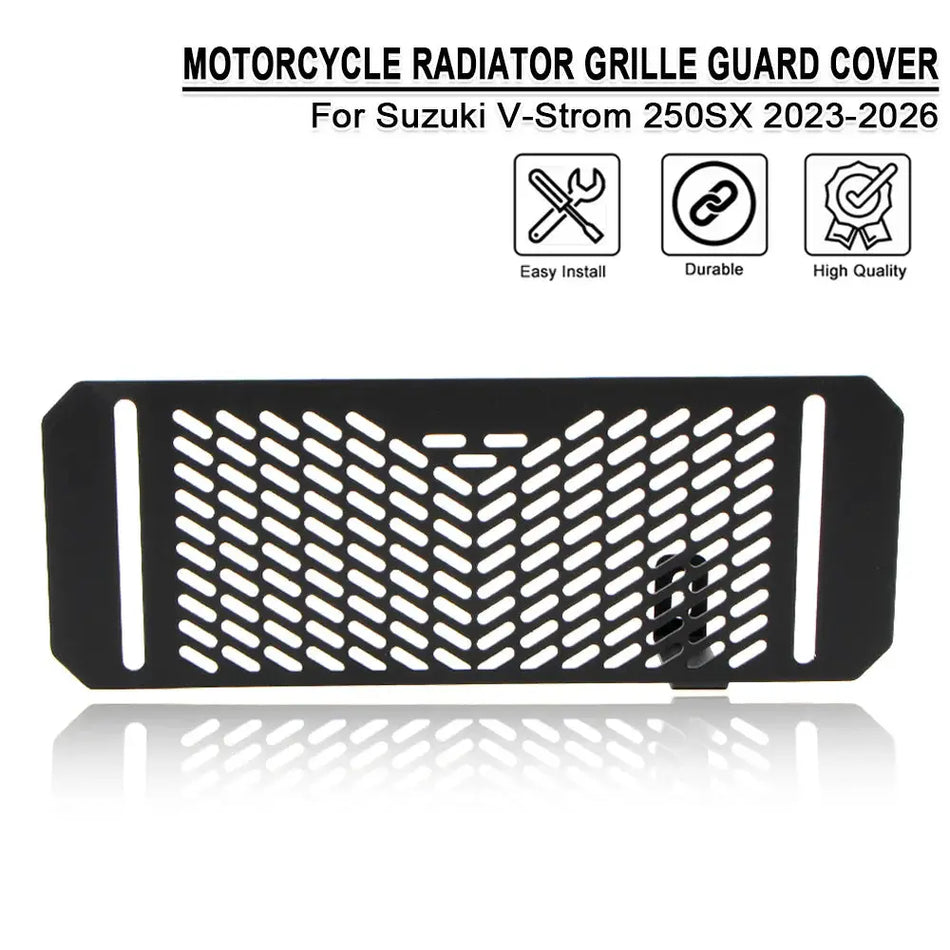 For Suzuki V Strom VStrom 250SX SX 250 SX SX250 2023-2026 Motorcycle Radiator Grille Guard Grill Protection Protector Aluminum by InterCyprus Trading Ltd