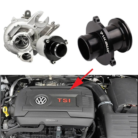 PIKBUK Turbo Outlet Turbo Muffler Delete Pipe for VW Golf Mk7 Polo VAG 2.0 TFSI TT Mk3 2.0 TSI EA888.3 by InterCyprus Trading Ltd