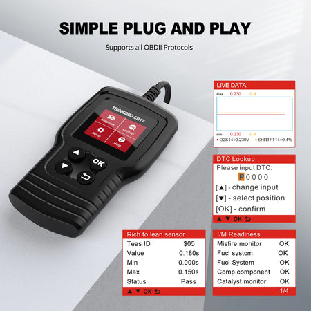 THINKCAR Thinkobd CR17 &ndash; Full OBD2 Diagnostic Tool