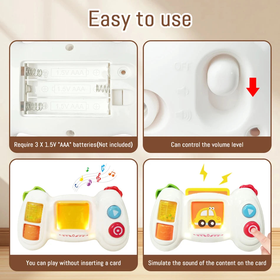 Coolplay Baby Simulation Game Console Toy &ndash; Interactive Learning with Music and Lights