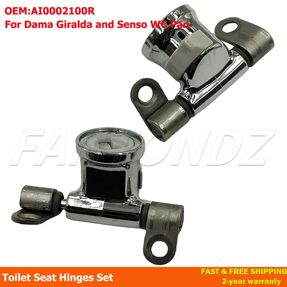 Removable Toilet Seat Hinges Set With Easy Release For Roca Dama