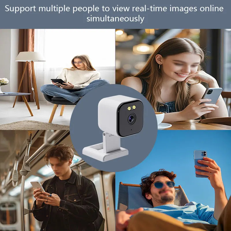 WiFi Tuya Camera &ndash; 4MP HD Color Night Vision Two Way Audio