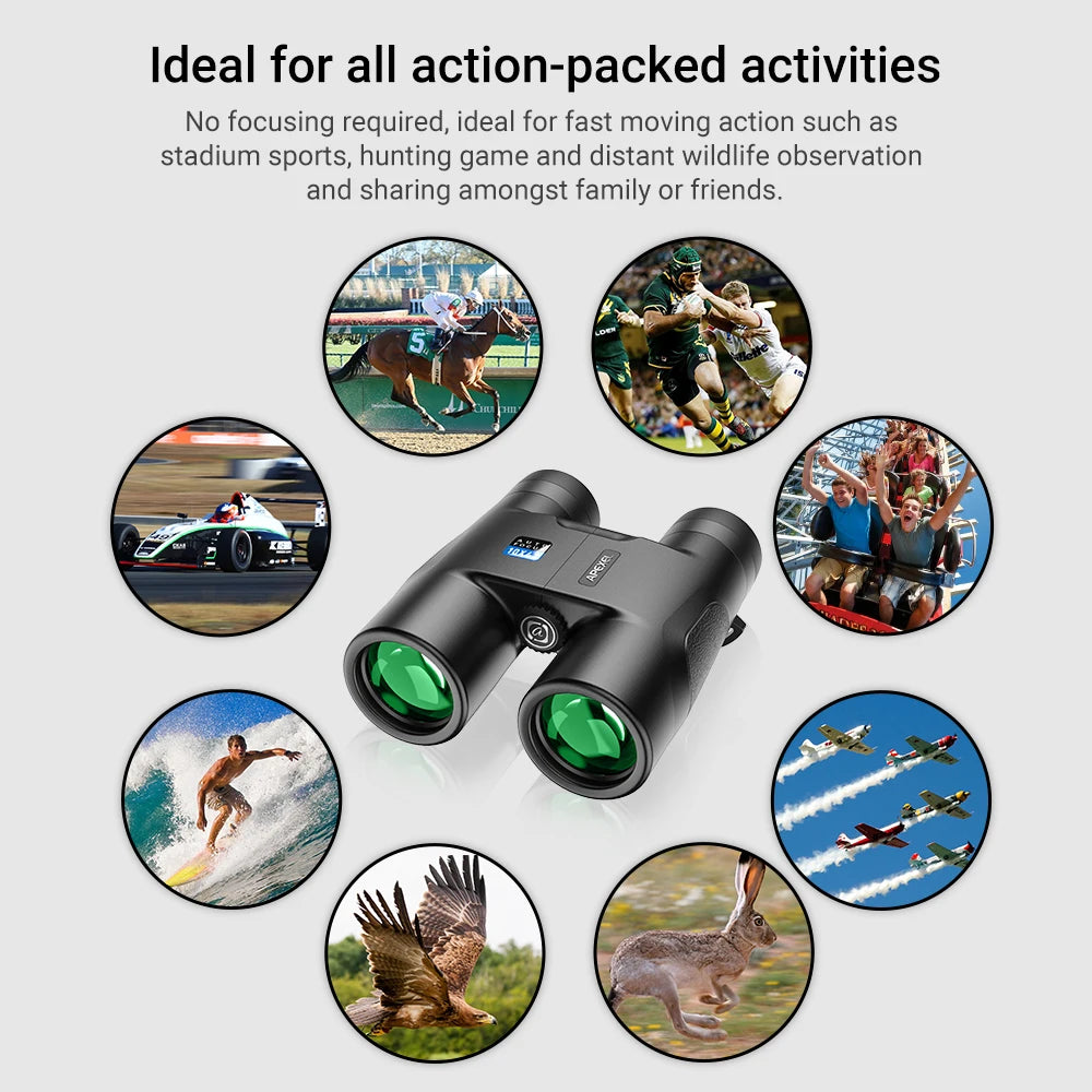 10x42 Digital Folding Waterproof Binoculars &ndash; Auto Focus