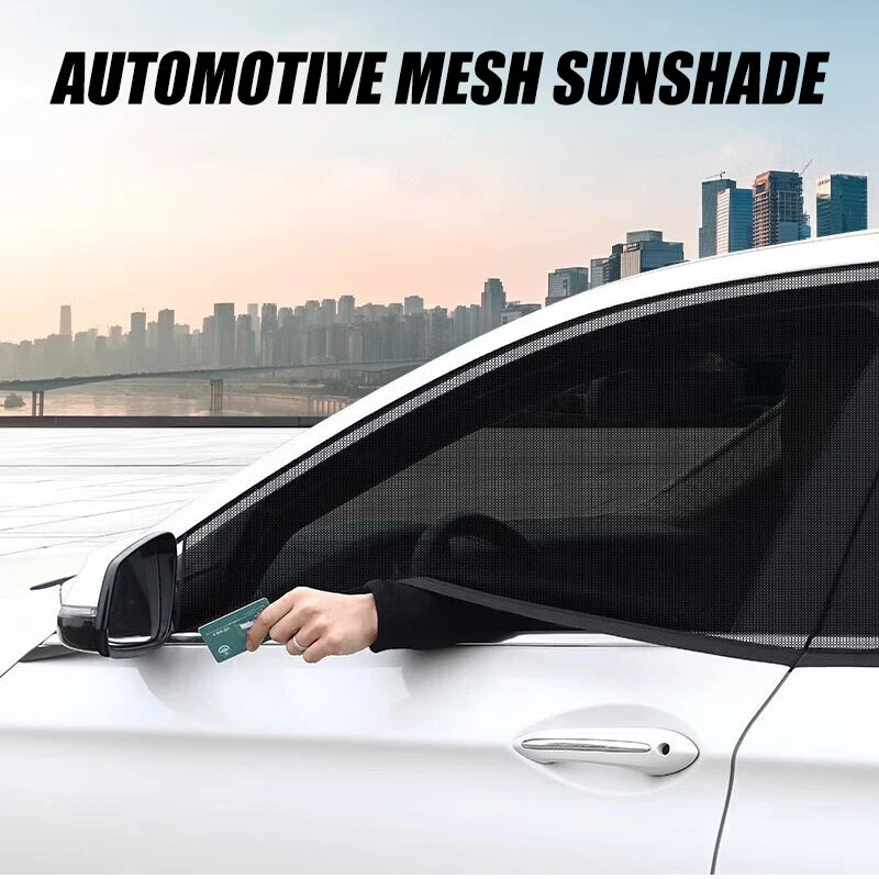 Универсальный автомобильный солнцезащитный экран для внедорожника, защита от ультрафиолета, антимоскитная оконная штора