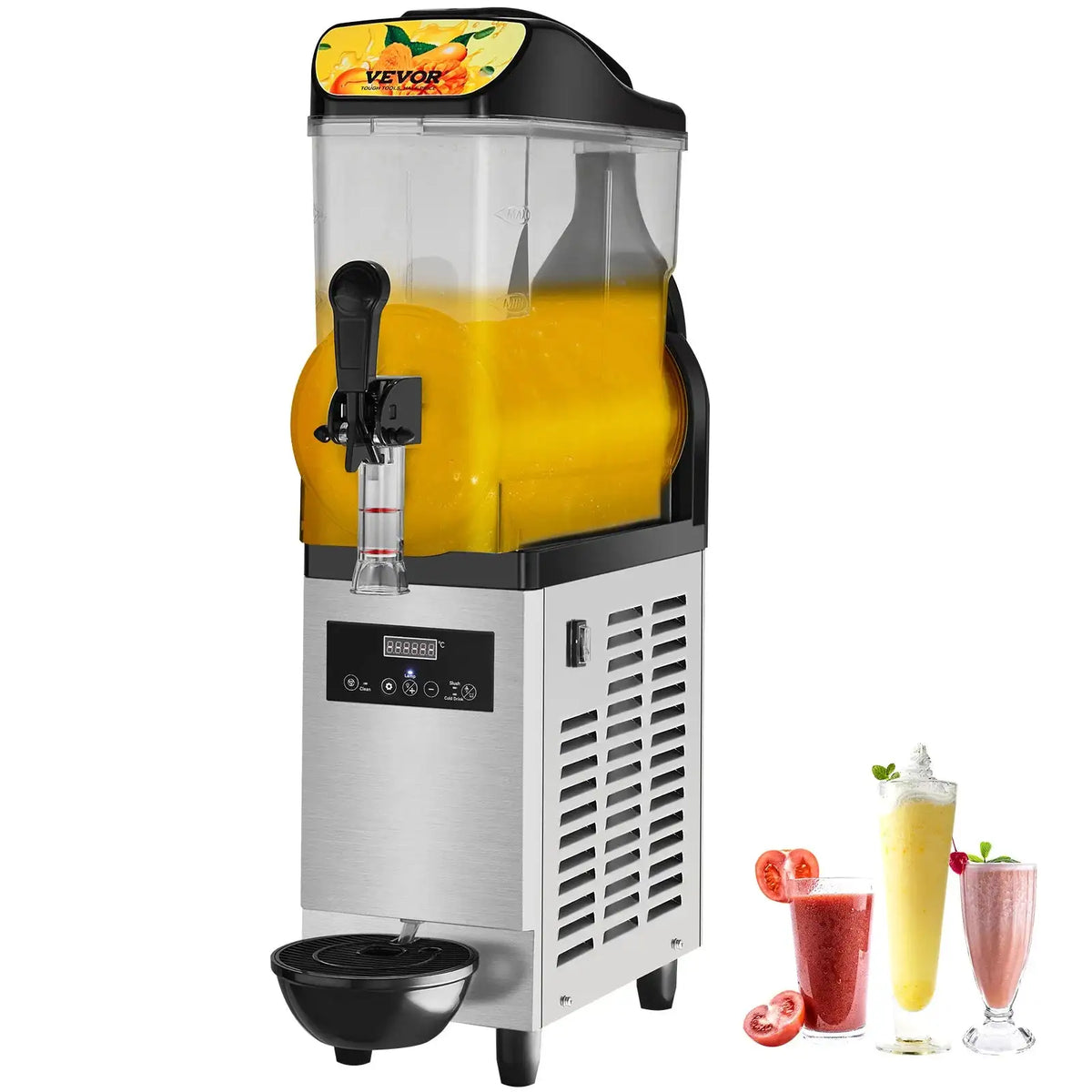 12L Slush Granita Machine Stainless Steel Pro United States