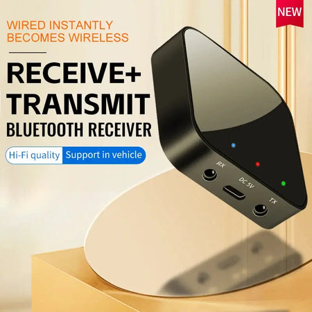 KEBIDUMEI Bluetooth 6.0 Receiver and Transmitter 3.5mm AUX Wireless Audio Adapter Bluetooth Transmitter for Car PC TV Headphones by InterCyprus Trading Ltd