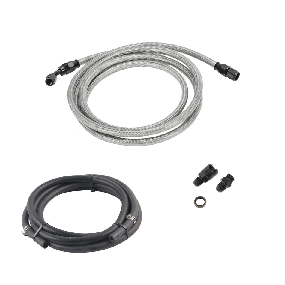 Kuro tiekimo linija ir guminė grąža Honda Civic 1996-2000 nerūdijančio plieno ir aliuminio lydinys