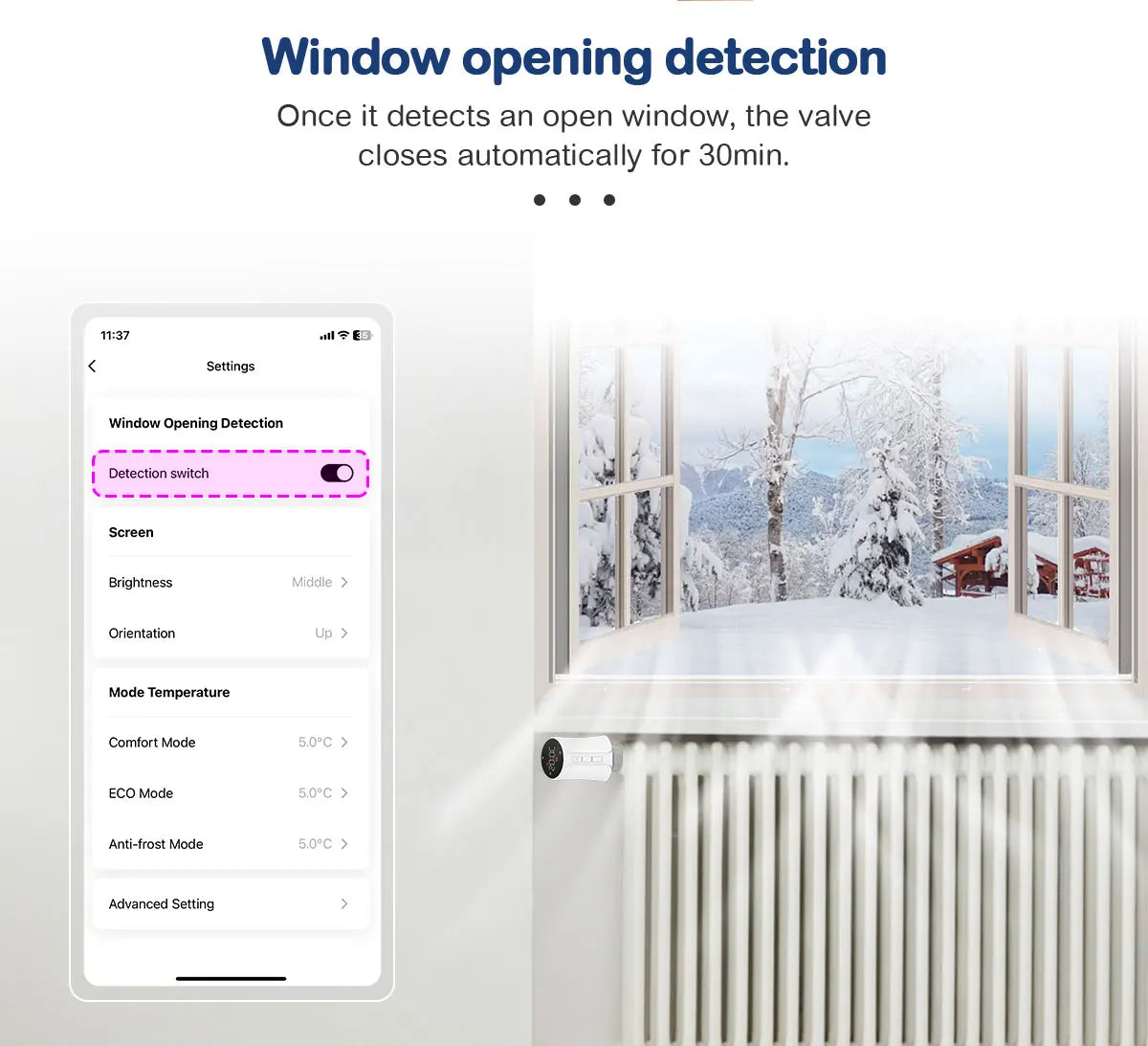 Tuya Smart Radiator Thermostat &ndash; Alexa Google Home Ready