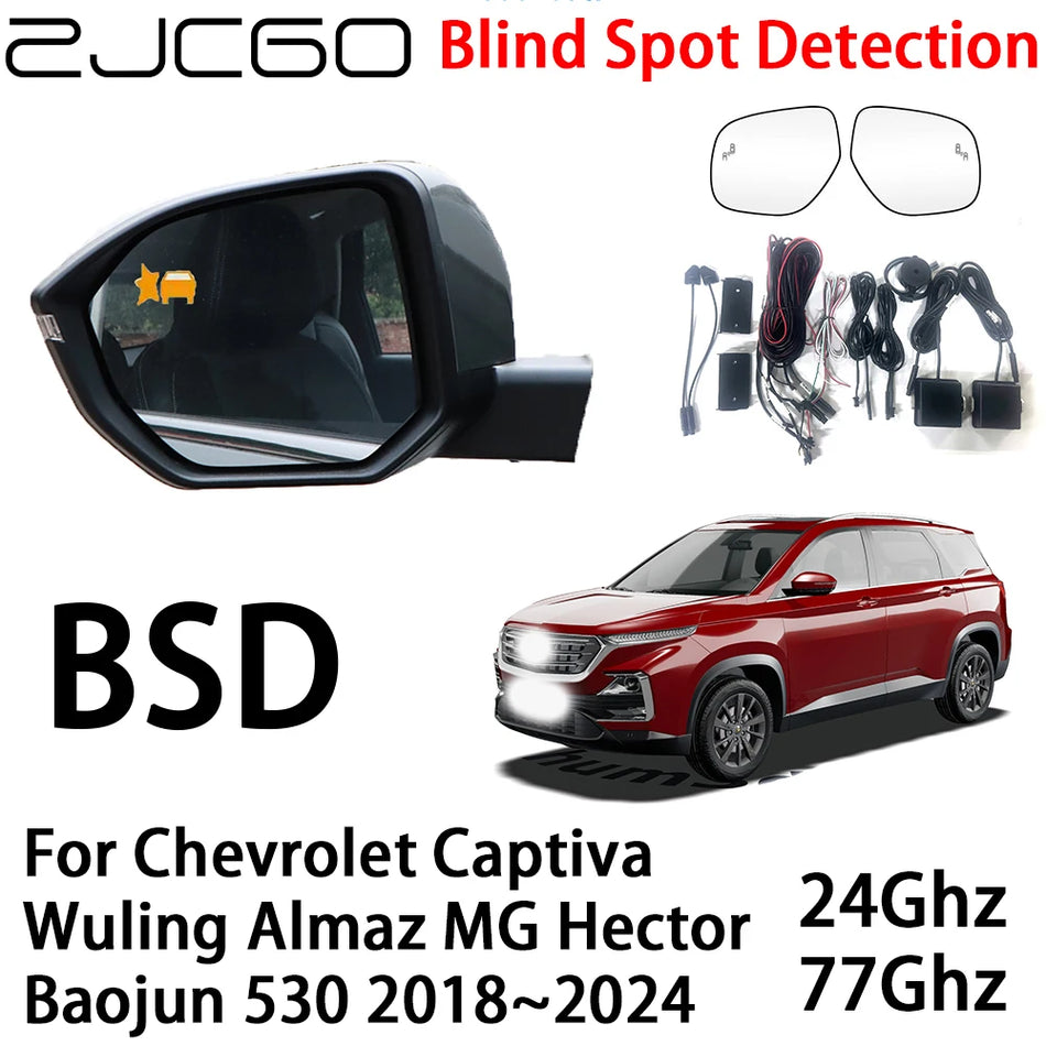 Система за предупреждение с радар за Chevrolet Captiva BSD с откритие на мъртва точка, двойни mmWave радари на задната броня