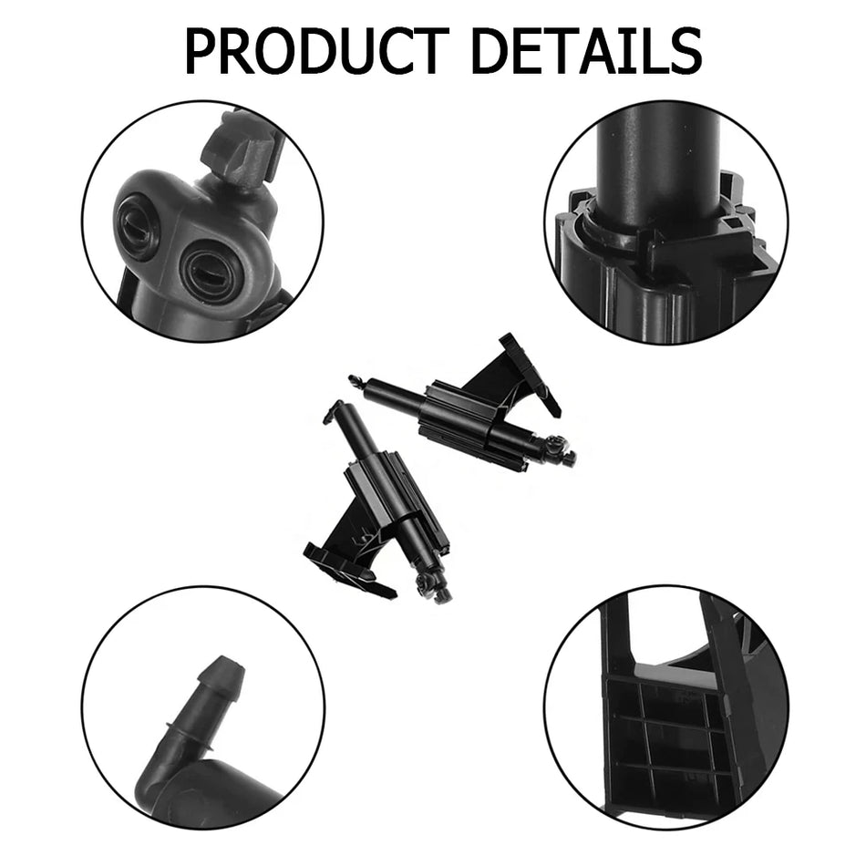 Headlight Washer Nozzles, Plastic, for Ford Focus Mk3 2012-2018